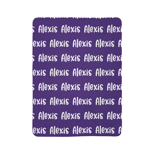 Personalized Fleece Sherpa Blanket - Unique Cozy Throw