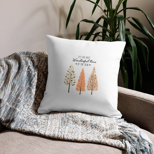 Festive Holiday Throw Pillow - 3 Sizes Available