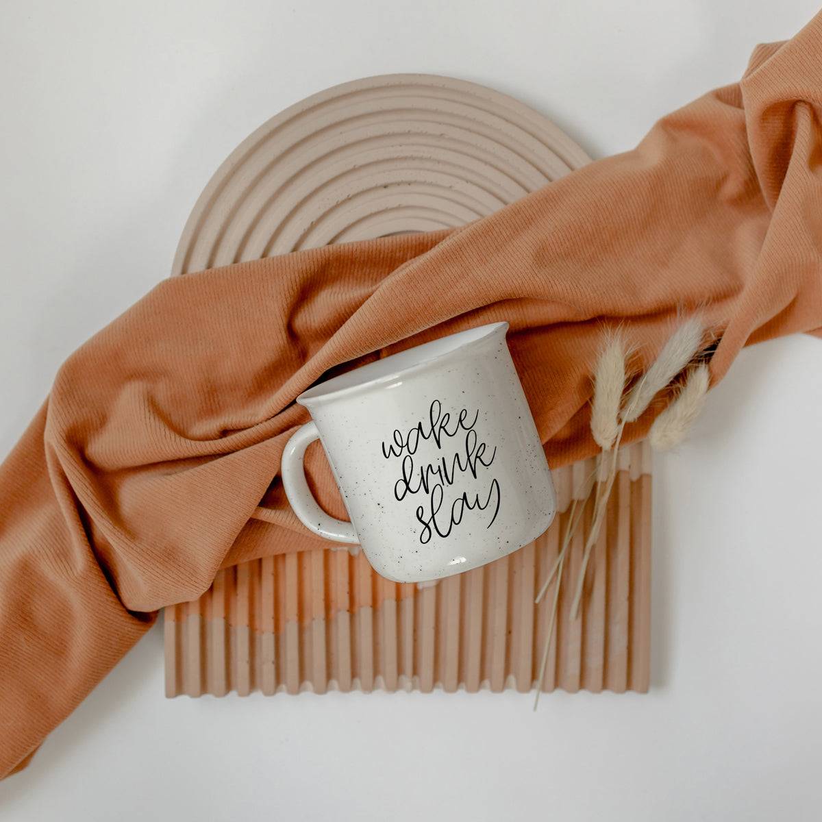 Wake Drink Slay Ceramic Mug 14.5oz