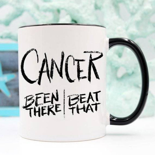 Cancer Survivor Gift Mug - Cancer. Been There, Beat That