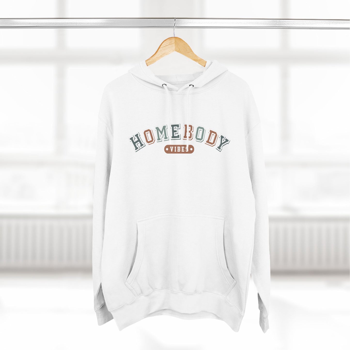 Cozy Fleece Hoodie - Homebody Vibes