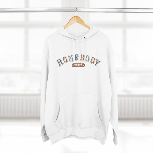 Cozy Fleece Hoodie - Homebody Vibes