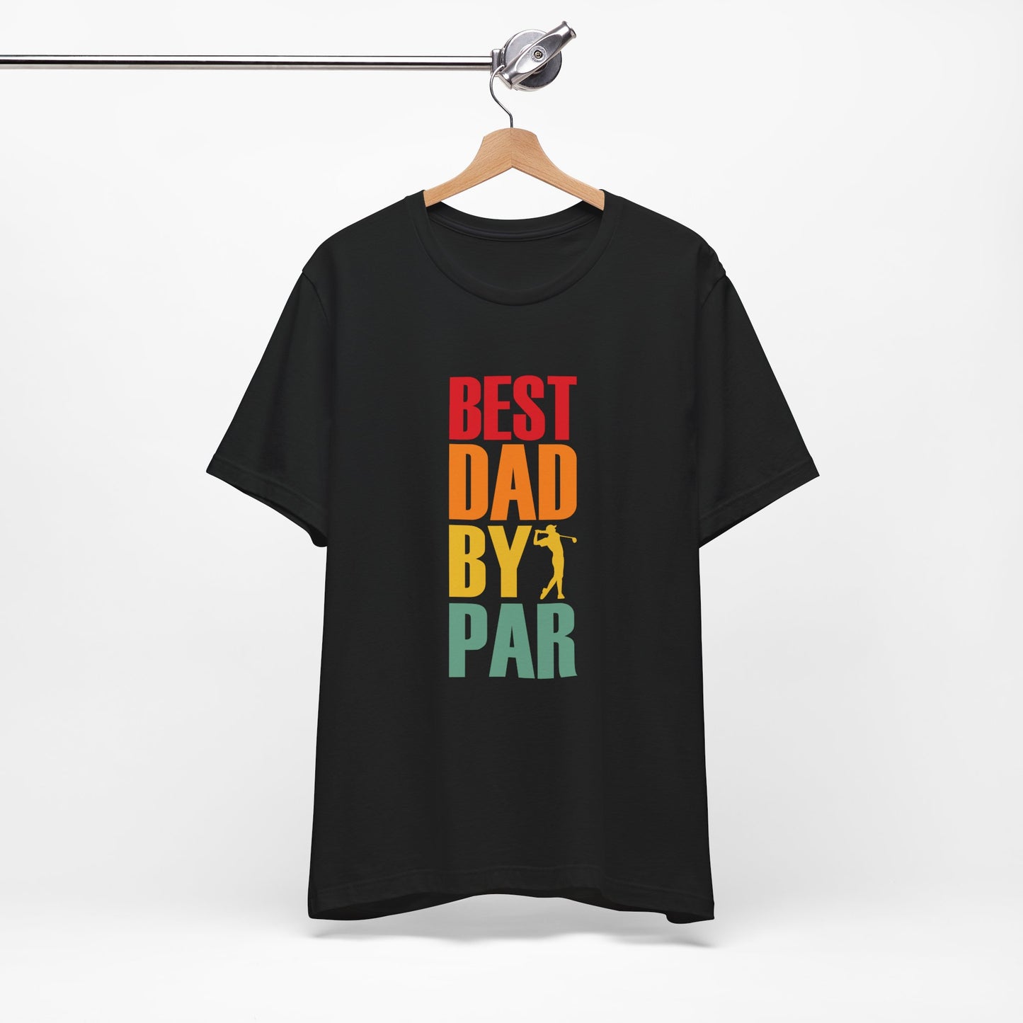 Best Dad By Par T-Shirt | Bella + Canvas | Perfect Gift for Golf-Loving Dads