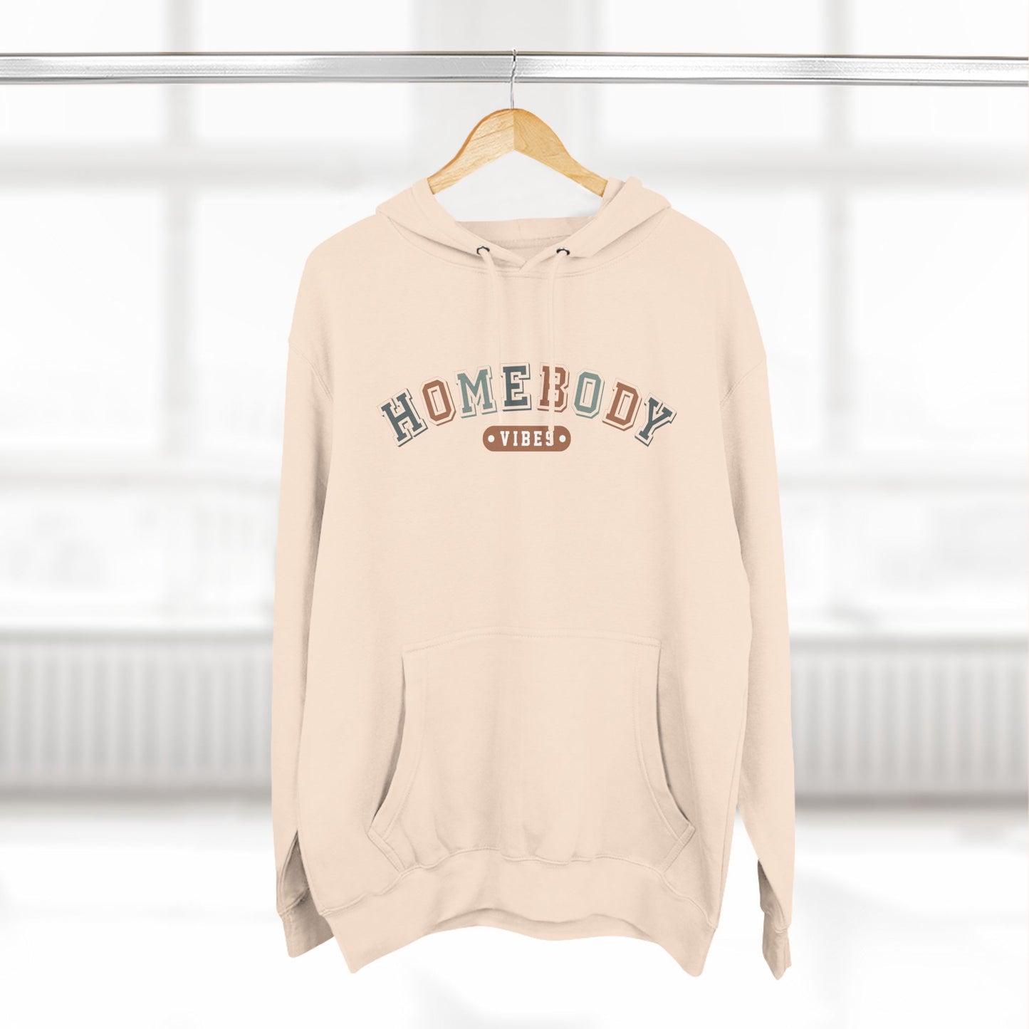 Cozy Fleece Hoodie - Homebody Vibes