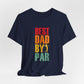 Best Dad By Par T-Shirt | Bella + Canvas | Perfect Gift for Golf-Loving Dads