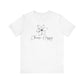 Minimalist Floral Graphic Tee – Choose Happy T-Shirt