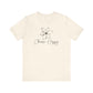 Minimalist Floral Graphic Tee – Choose Happy T-Shirt