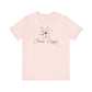 Minimalist Floral Graphic Tee – Choose Happy T-Shirt