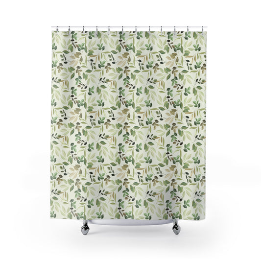 Leaves Pattern Shower Curtain