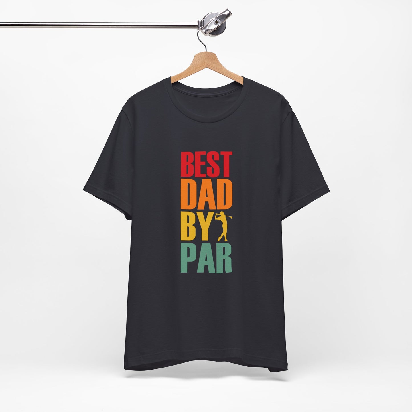 Best Dad By Par T-Shirt | Bella + Canvas | Perfect Gift for Golf-Loving Dads