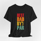 Best Dad By Par T-Shirt | Bella + Canvas | Perfect Gift for Golf-Loving Dads