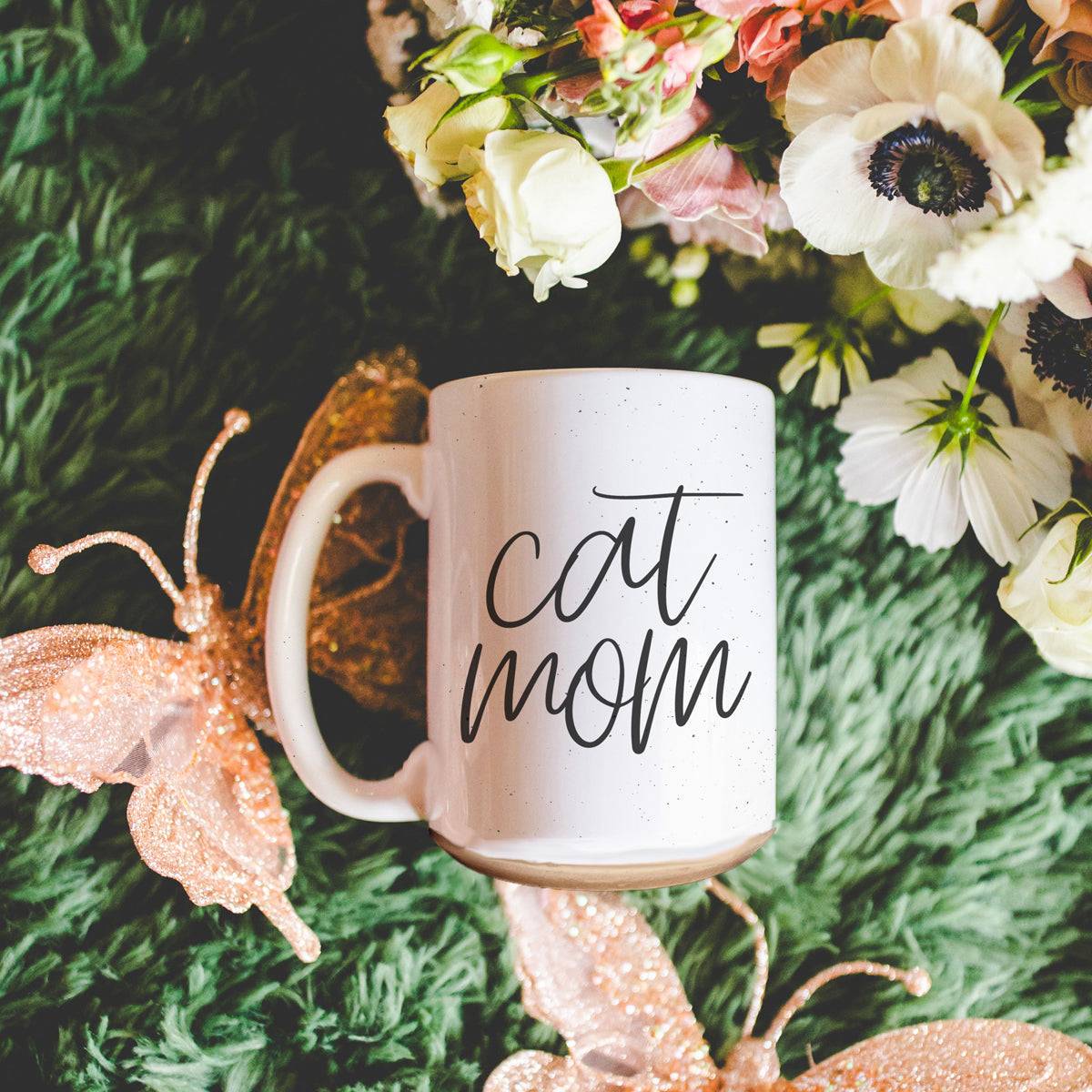 Cat Mom Ceramic Mug 16oz for Proud Cat Lovers