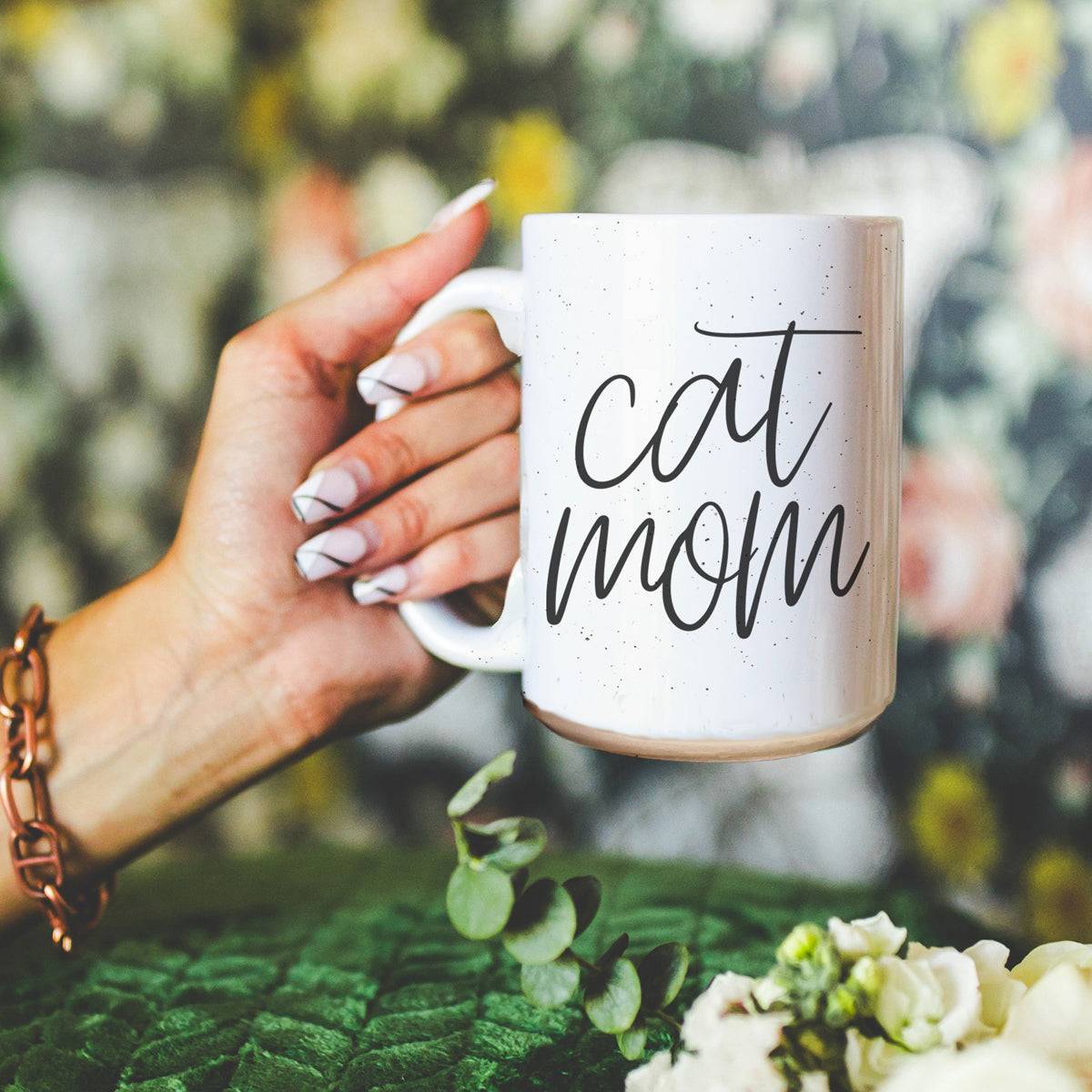 Cat Mom Ceramic Mug 16oz for Proud Cat Lovers