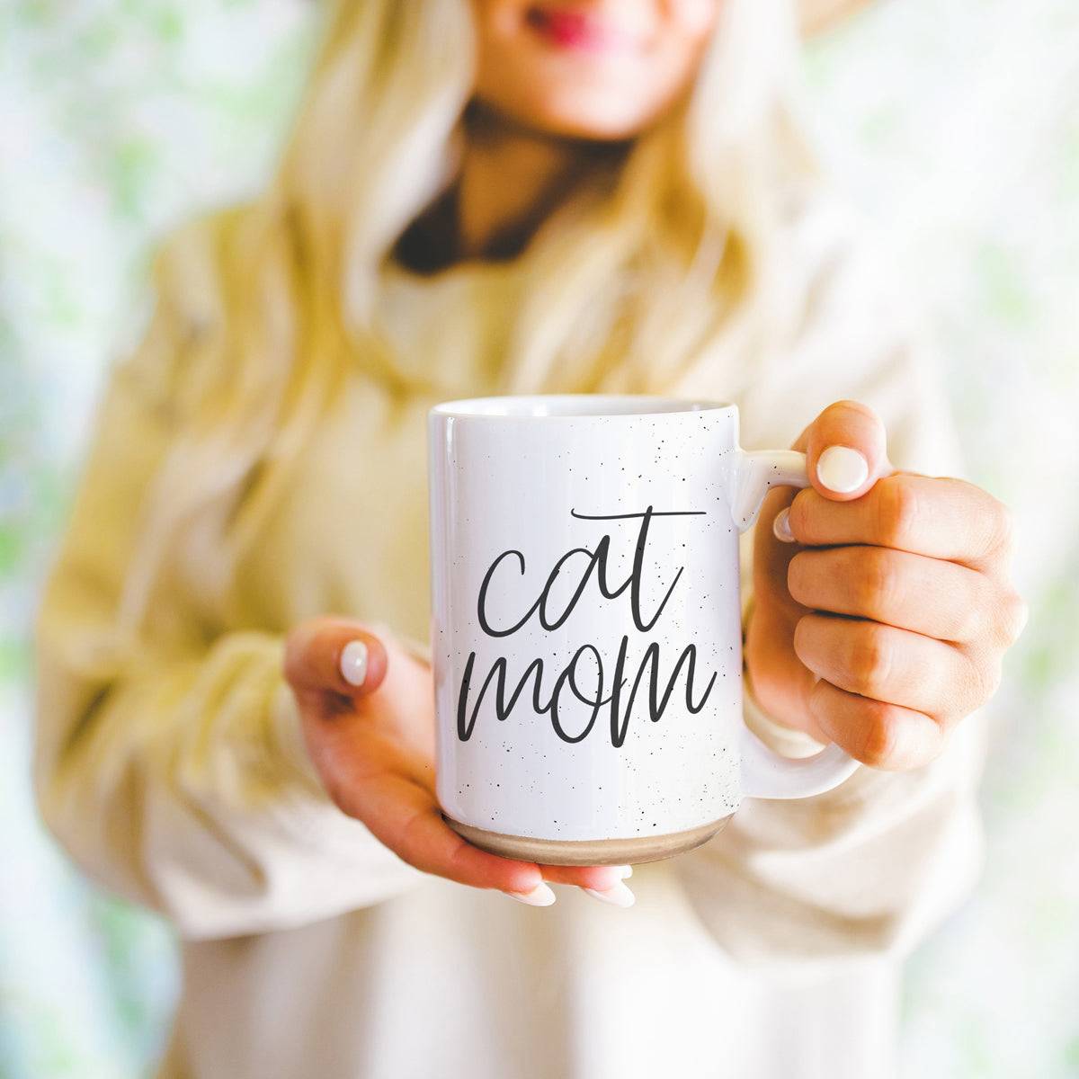 Cat Mom Ceramic Mug 16oz for Proud Cat Lovers