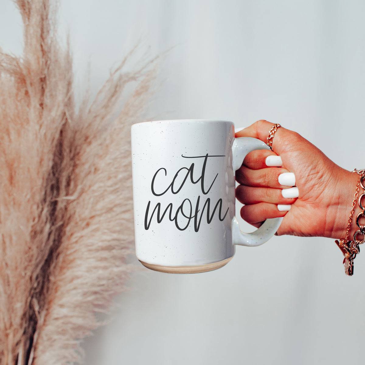Cat Mom Ceramic Mug 16oz for Proud Cat Lovers
