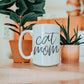 Cat Mom Ceramic Mug 16oz for Proud Cat Lovers