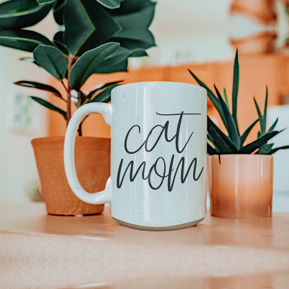 Cat Mom Ceramic Mug 16oz for Proud Cat Lovers