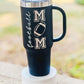 Football Mom Tumbler, 40oz Engraved Cup, Sports Mom Gift Ideas