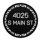 Customizable Metal Address Sign | Modern House Plaque