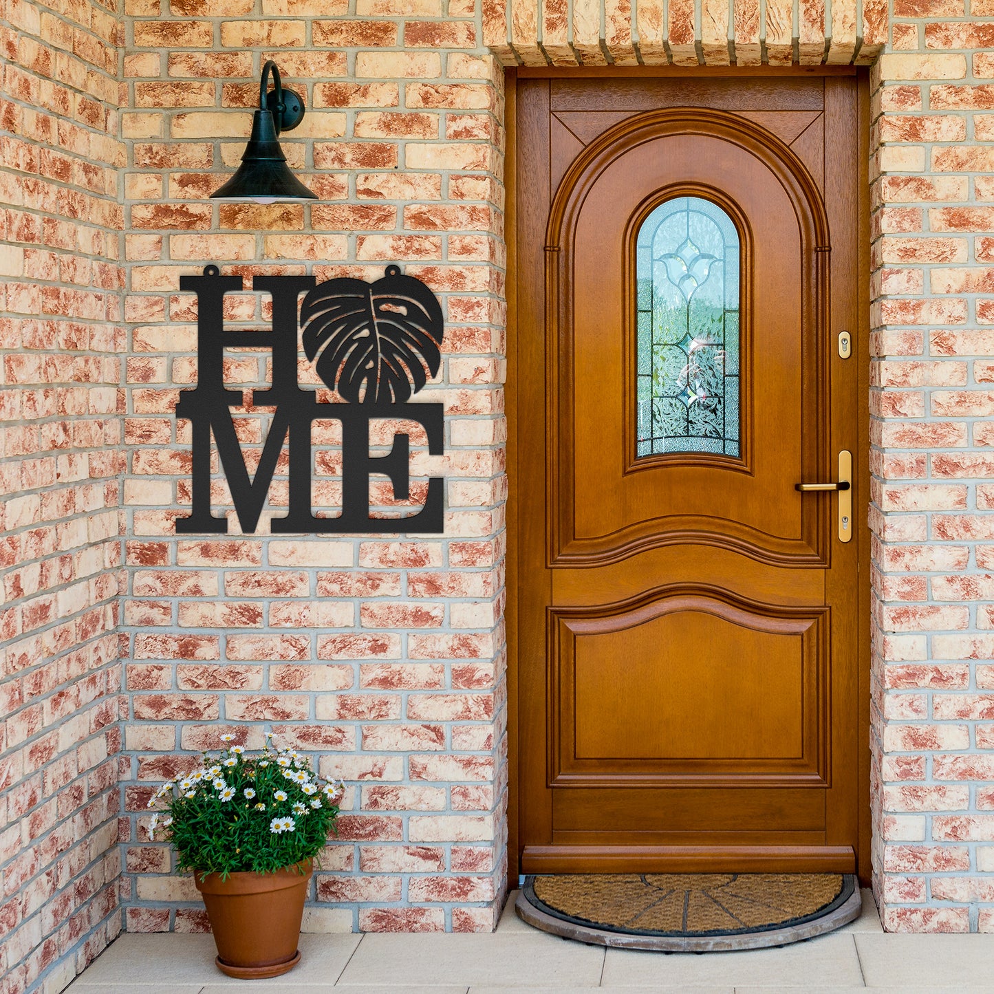 Modern HOME Metal Wall Decor for Indoor/Outdoor