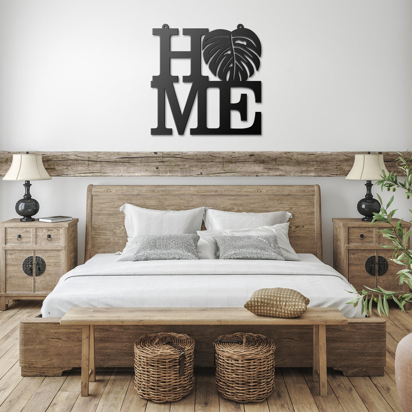 Modern HOME Metal Wall Decor for Indoor/Outdoor