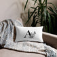 Monogrammed Throw Pillow | Custom Initial Floral Design | Available in 3 Sizes