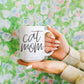 Cat Mom Ceramic Mug 16oz for Proud Cat Lovers