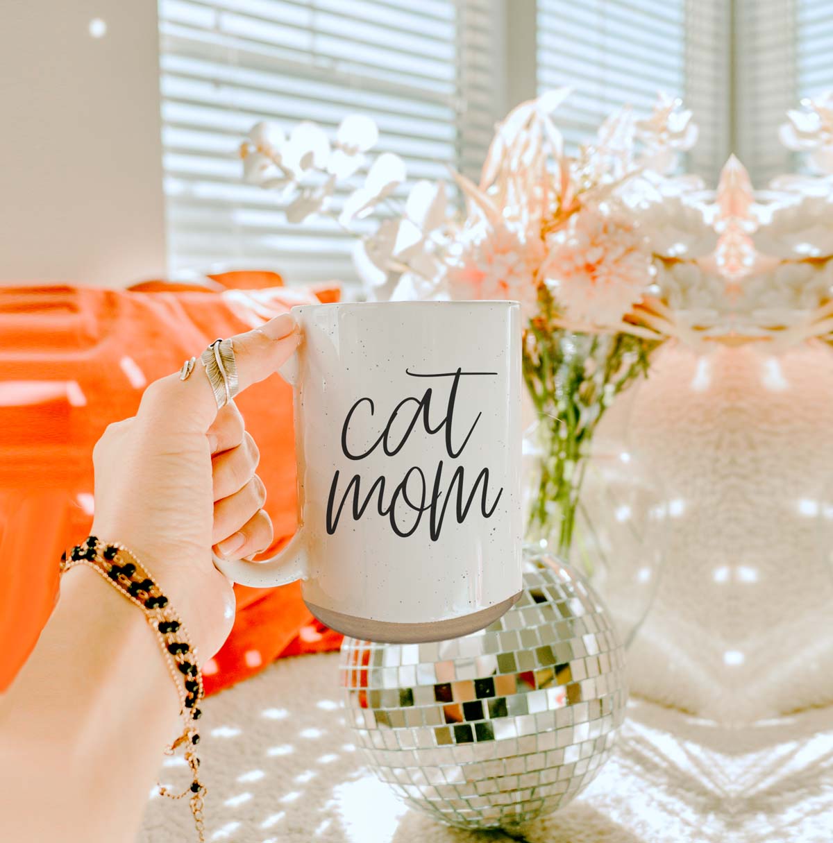 Cat Mom Ceramic Mug 16oz for Proud Cat Lovers