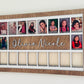 3D Birth to 12 Grade School Years Picture Frame Custom Personalized Photo Display with Raised Lettering Rustic Photo Display Board