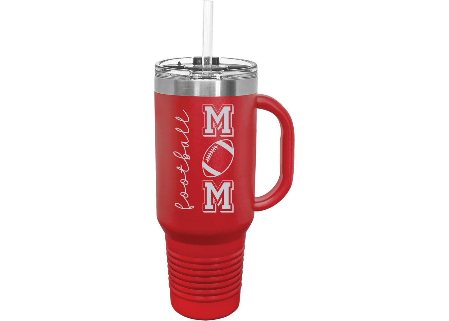 Custom Football Mom Tumbler, Mothers Day Gift, Sports Mom Drinkware, Personalized Cup, Team Mom Appreciation, Birthday Gift for Mom