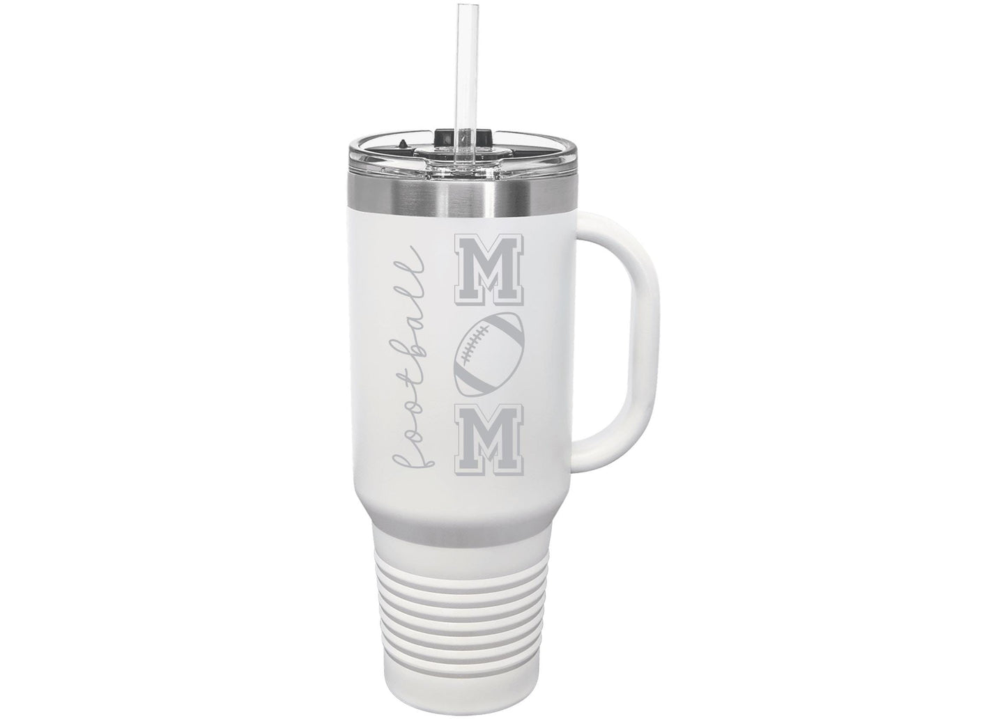 Custom Football Mom Tumbler, Mothers Day Gift, Sports Mom Drinkware, Personalized Cup, Team Mom Appreciation, Birthday Gift for Mom