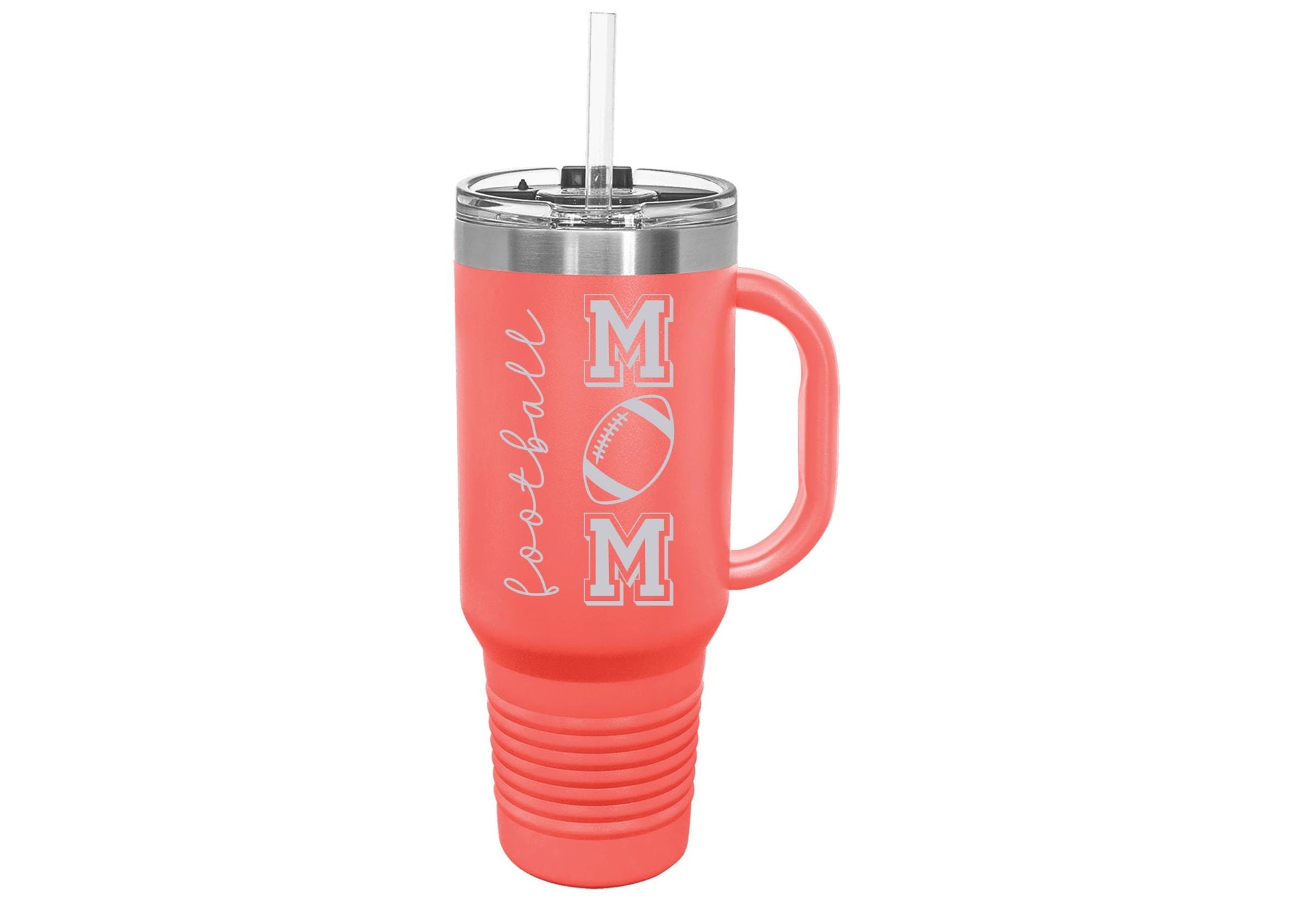 Custom Football Mom Tumbler, Mothers Day Gift, Sports Mom Drinkware, Personalized Cup, Team Mom Appreciation, Birthday Gift for Mom