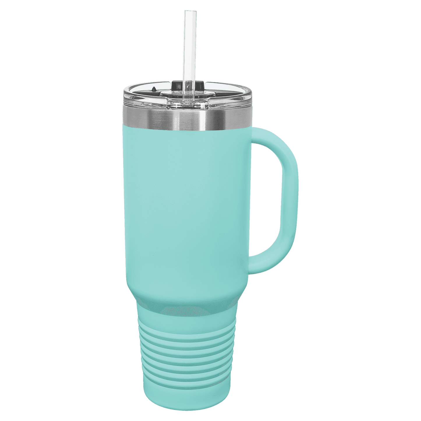 Polar Camel 40 oz. Travel Mug with Handle in Assorted Colors, Straw Included