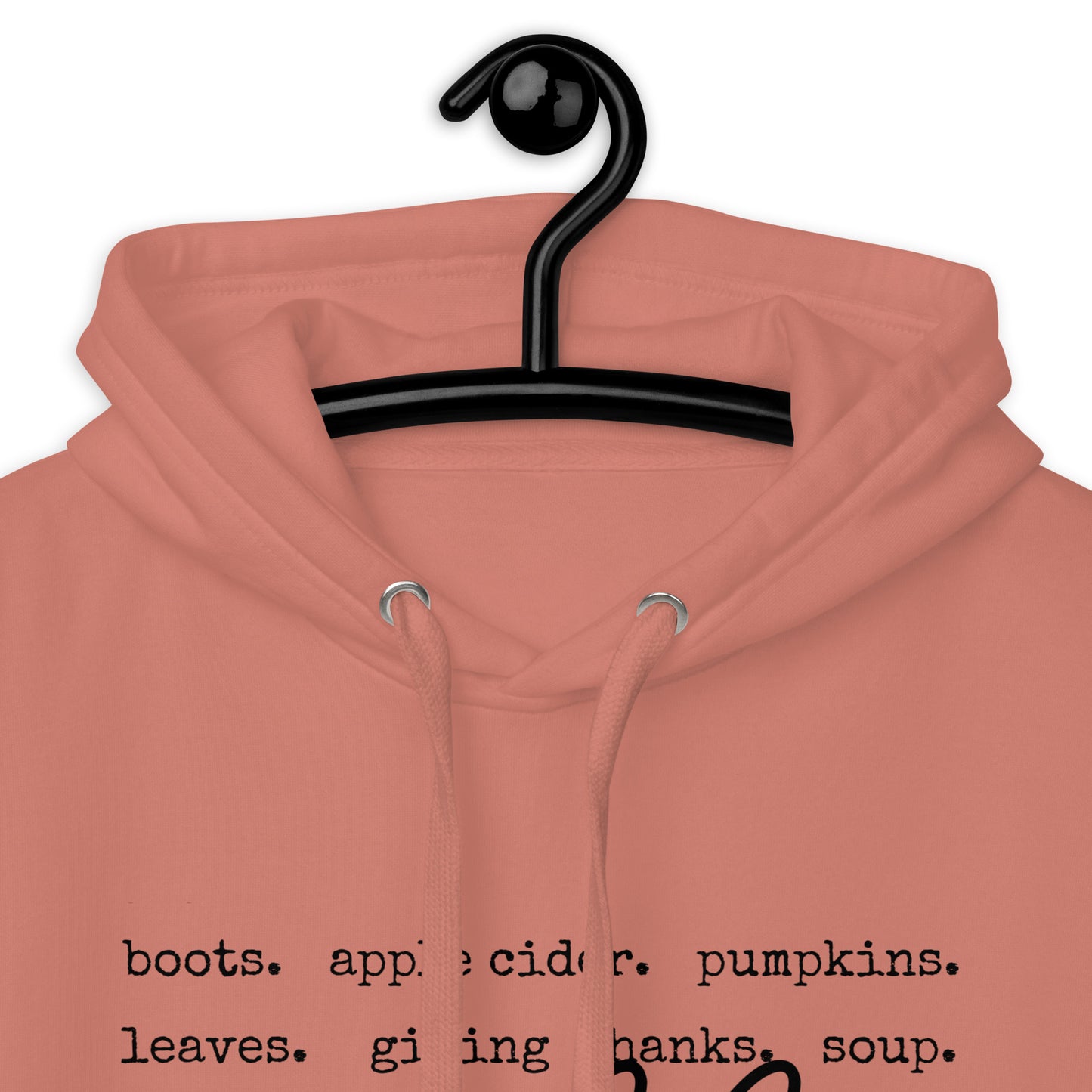 Fall Words Hoodie – Cozy Autumn Graphic Hoodie in Multiple Colors