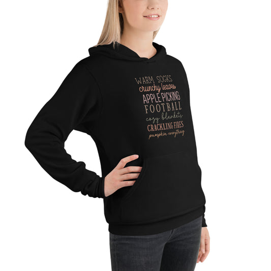 Cozy Autumn Essentials Bella Canvas Lightweight Hoodie – Perfect Fall Vibes