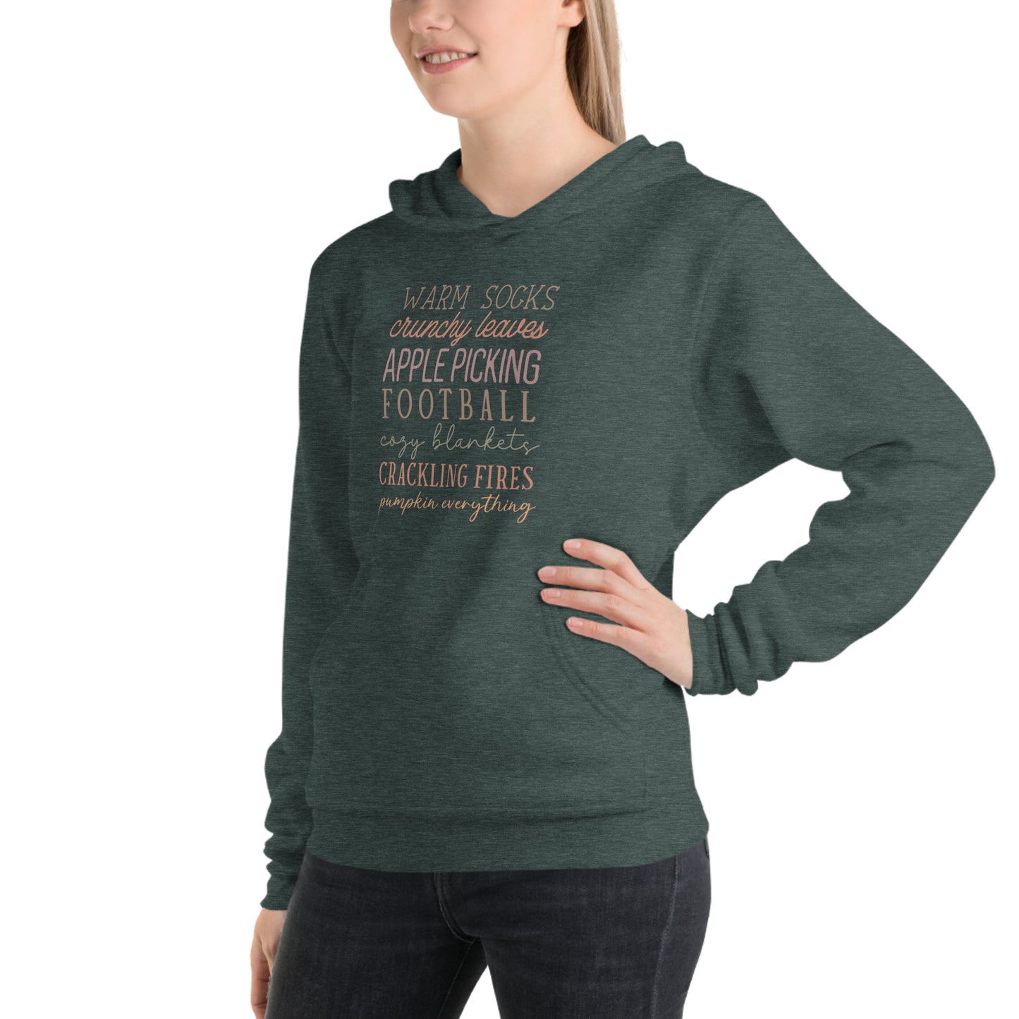 Cozy Autumn Essentials Bella Canvas Lightweight Hoodie – Perfect Fall Vibes