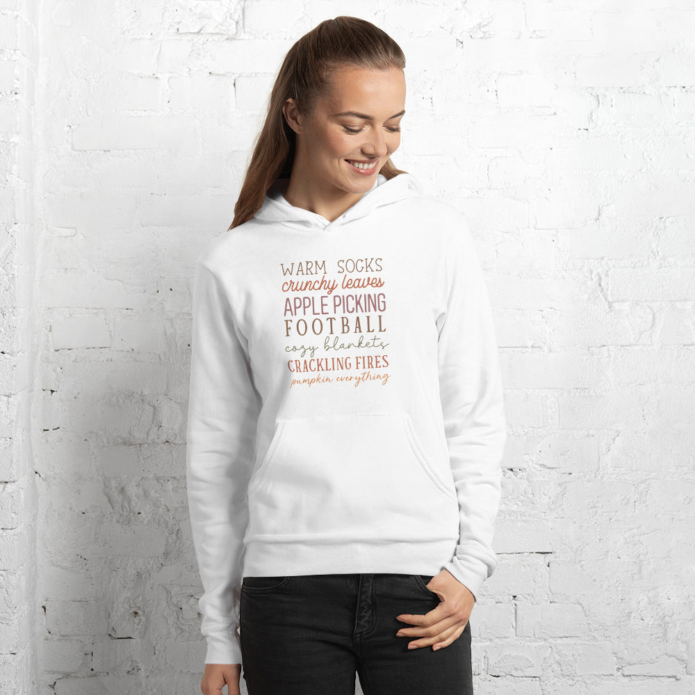 Cozy Autumn Essentials Bella Canvas Lightweight Hoodie – Perfect Fall Vibes