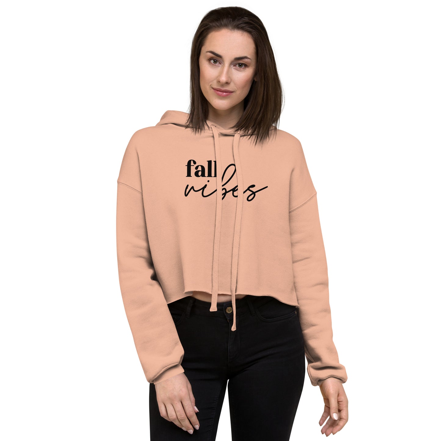 Fall Vibes Crop Hoodie